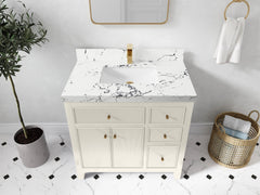 Sonoma 36 in. W x 22 in. D Center Sink Bathroom Vanity - photo 36