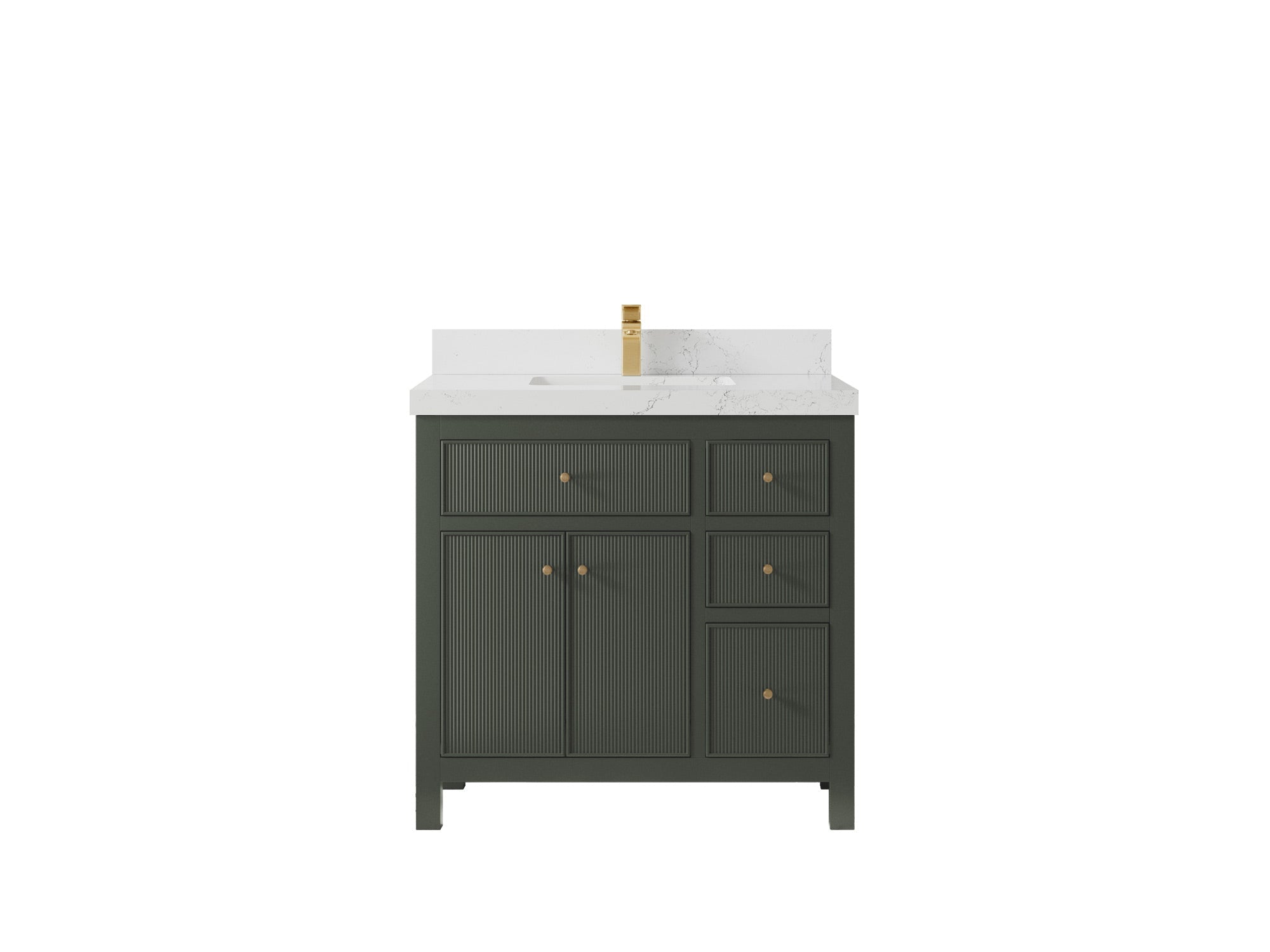 Sonoma 36 in. W x 22 in. D Center Sink Bathroom Vanity - Willow Bath and Vanity