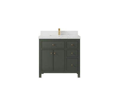 Sonoma 36 in. W x 22 in. D Center Sink Bathroom Vanity - Willow Bath and Vanity