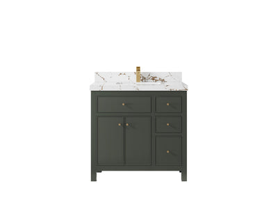 Sonoma 36 in. W x 22 in. D Center Sink Bathroom Vanity - Willow Bath and Vanity