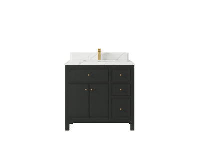 Sonoma 36 in. W x 22 in. D Center Sink Bathroom Vanity - Willow Bath and Vanity