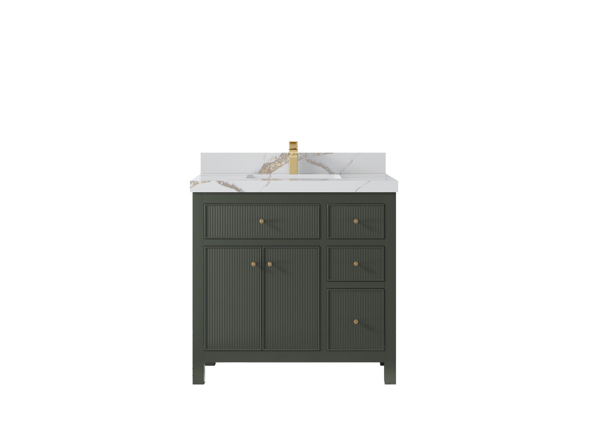 Sonoma 36 in. W x 22 in. D Center Sink Bathroom Vanity - Willow Bath and Vanity