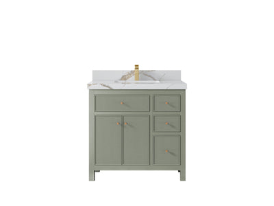 Sonoma 36 in. W x 22 in. D Center Sink Bathroom Vanity - Willow Bath and Vanity