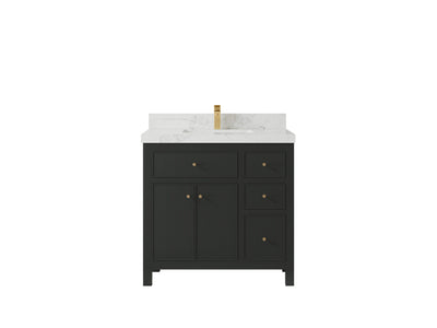 Sonoma 36 in. W x 22 in. D Center Sink Bathroom Vanity - Willow Bath and Vanity