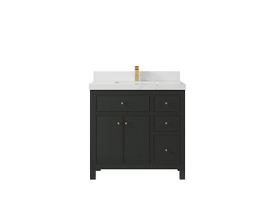 Sonoma 36 in. W x 22 in. D Center Sink Bathroom Vanity - Willow Bath and Vanity