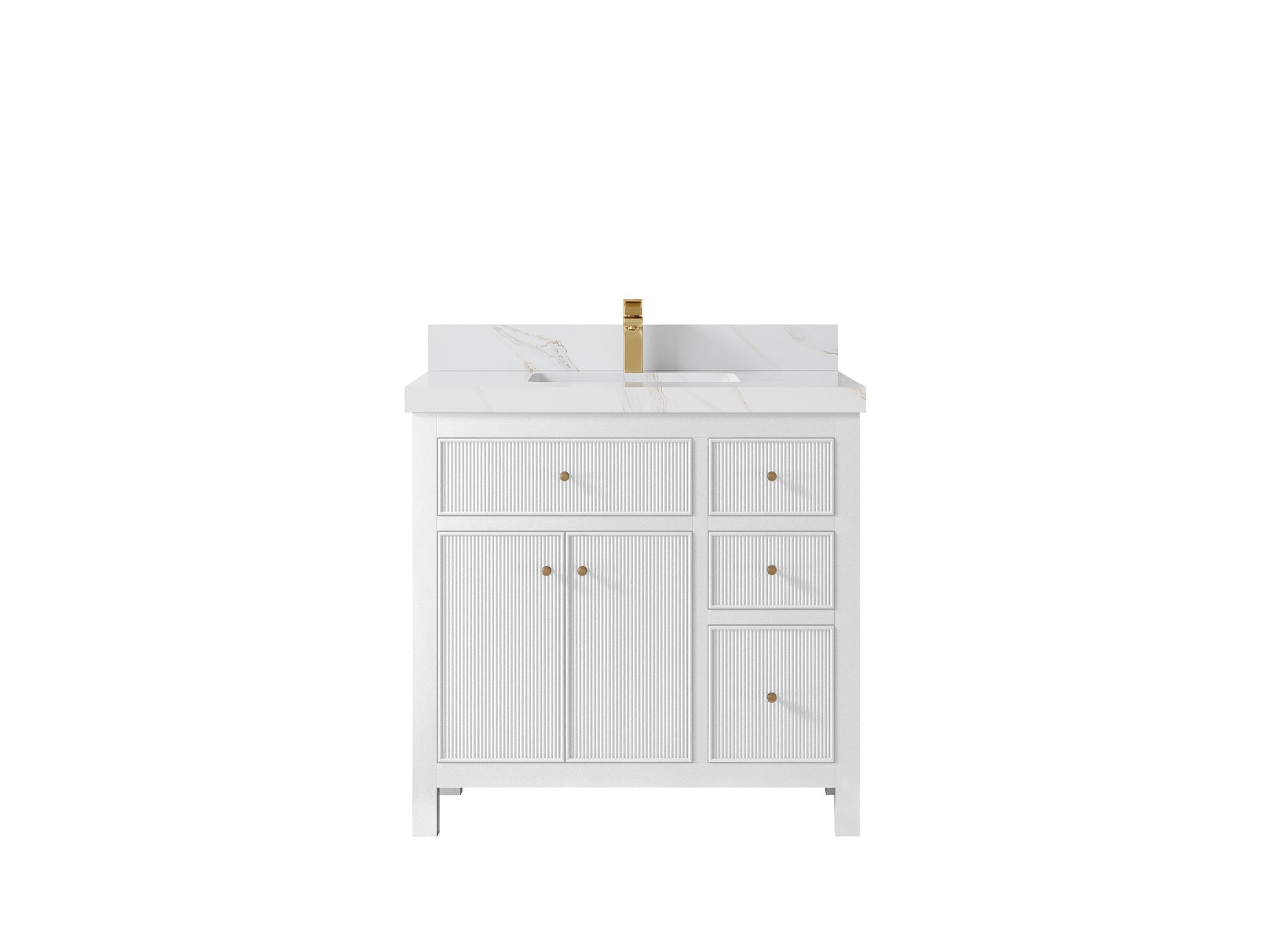Sonoma 36 in. W x 22 in. D Center Sink Bathroom Vanity - Willow Bath and Vanity