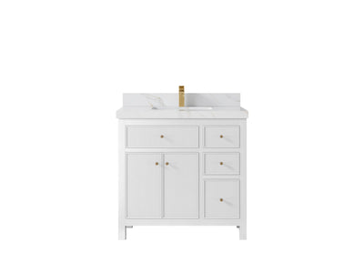 Sonoma 36 in. W x 22 in. D Center Sink Bathroom Vanity - Willow Bath and Vanity