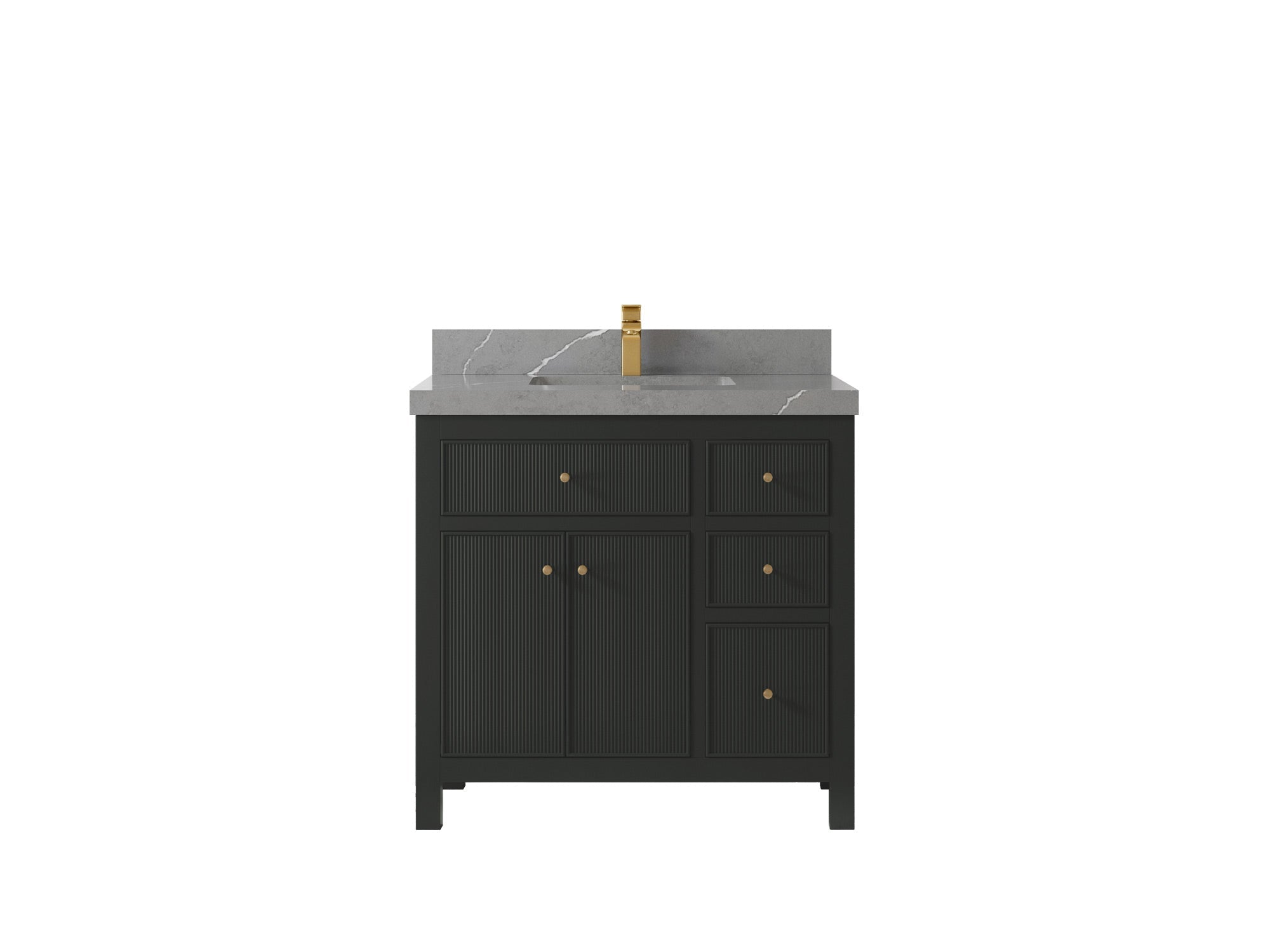 Sonoma 36 in. W x 22 in. D Center Sink Bathroom Vanity - Willow Bath and Vanity