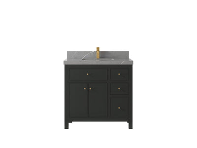Sonoma 36 in. W x 22 in. D Center Sink Bathroom Vanity - Willow Bath and Vanity