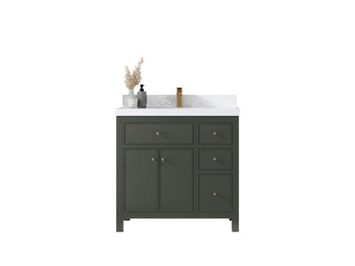 Sonoma 36 in. W x 22 in. D Center Sink Bathroom Vanity - Willow Bath and Vanity