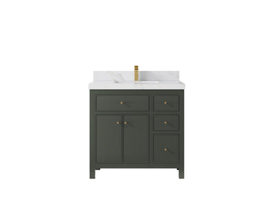 Sonoma 36 in. W x 22 in. D Center Sink Bathroom Vanity - Willow Bath and Vanity