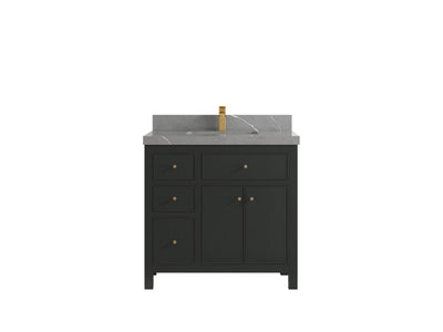 Sonoma 36 in. W x 22 in. D Center Sink Bathroom Vanity - Willow Bath and Vanity