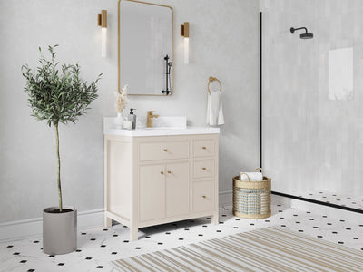 Sonoma 36 in. W x 22 in. D Center Sink Bathroom Vanity - Willow Bath and Vanity