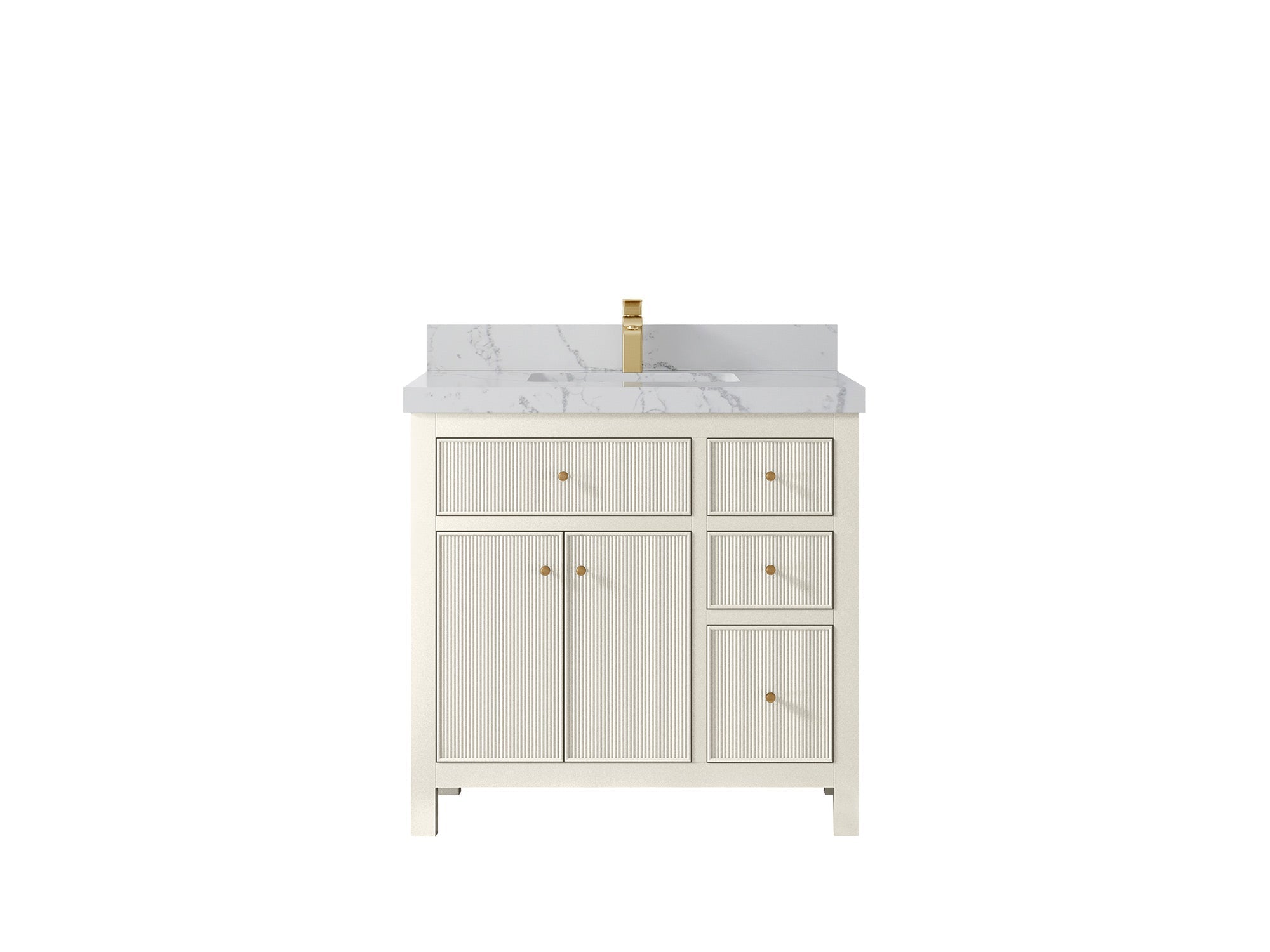 Sonoma 36 in. W x 22 in. D Center Sink Bathroom Vanity - Willow Bath and Vanity