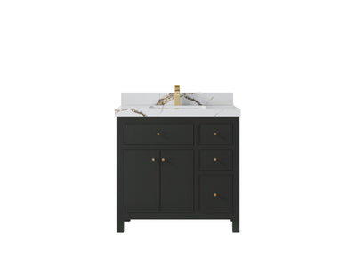 Sonoma 36 in. W x 22 in. D Center Sink Bathroom Vanity - Willow Bath and Vanity