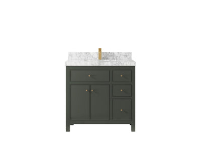 Sonoma 36 in. W x 22 in. D Center Sink Bathroom Vanity - Willow Bath and Vanity