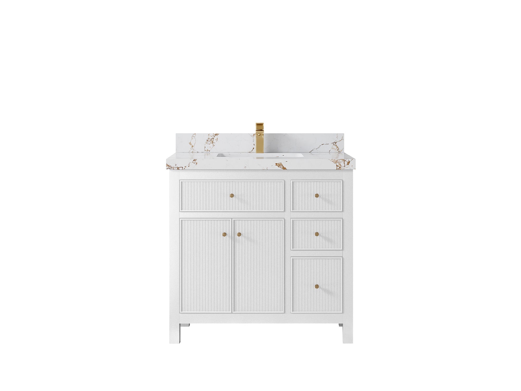 Sonoma 36 in. W x 22 in. D Center Sink Bathroom Vanity - Willow Bath and Vanity