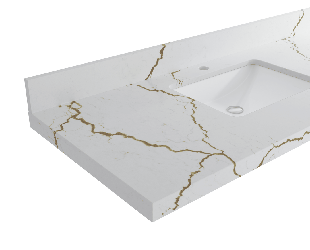 Sonoma 36 in. W x 22 in. D with Center Sink Bathroom Vanity | 
              
                Black Top
                
                  
             - SON_BLT_BRS_36CR - photo №24