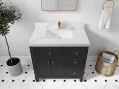 Sonoma 36 in. W x 22 in. D Center Sink Bathroom Vanity - photo 16