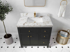 Sonoma 36 in. W x 22 in. D Center Sink Bathroom Vanity - photo 36