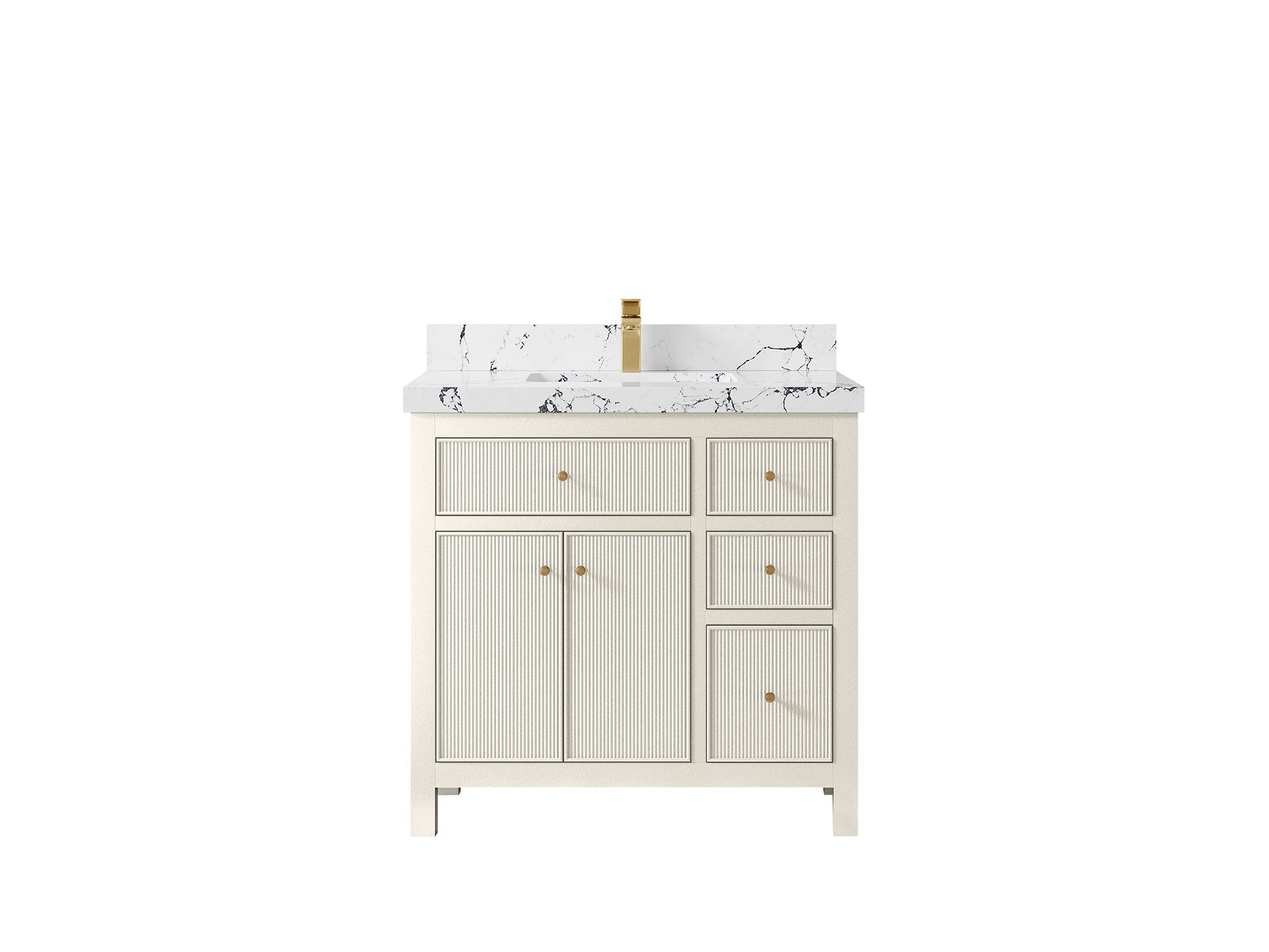 Sonoma 36 in. W x 22 in. D Center Sink Bathroom Vanity - Willow Bath and Vanity