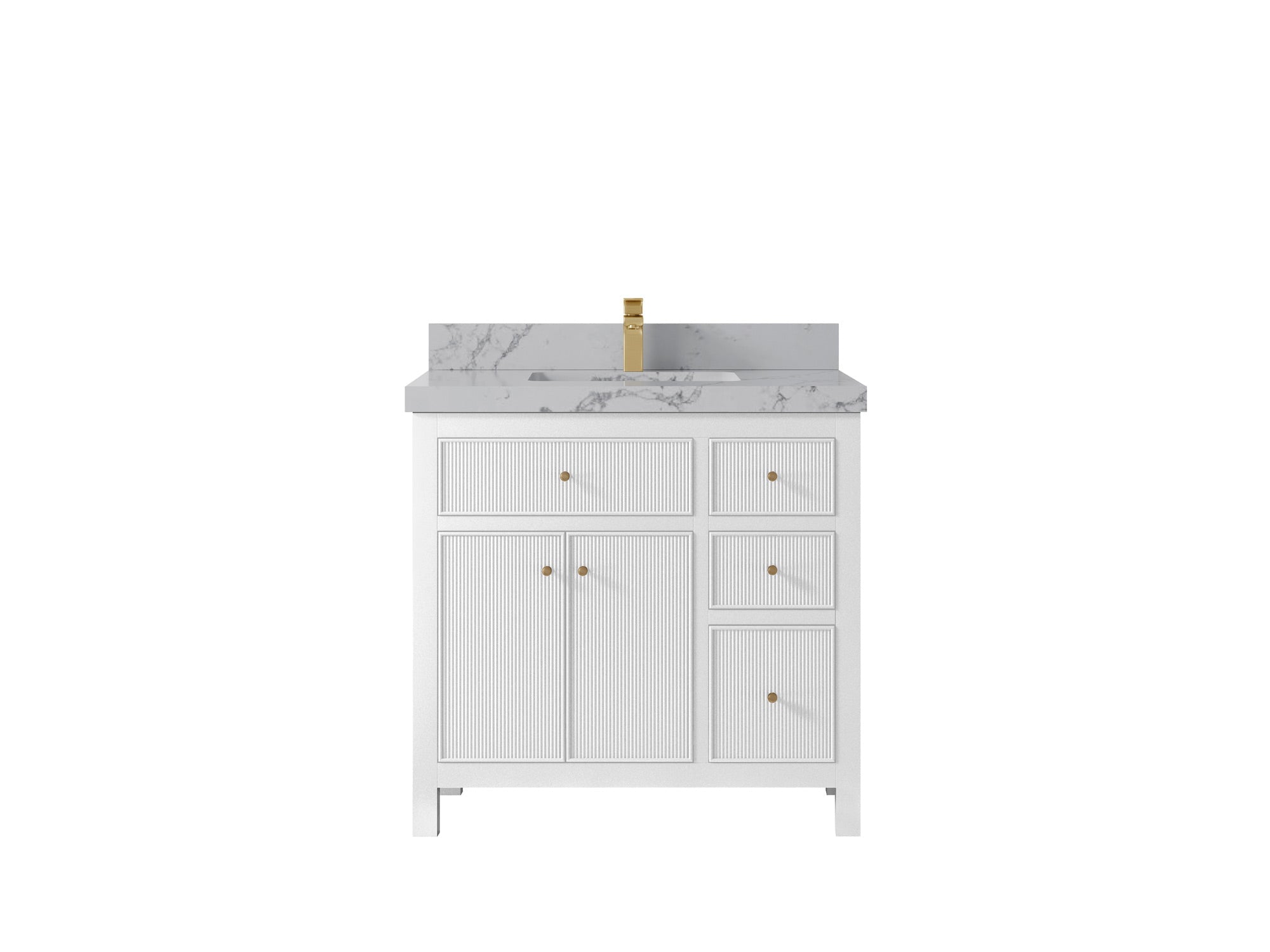 Sonoma 36 in. W x 22 in. D Center Sink Bathroom Vanity - Willow Bath and Vanity