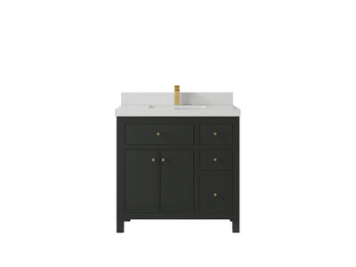 Sonoma 36 in. W x 22 in. D Center Sink Bathroom Vanity - Willow Bath and Vanity