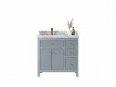 Sonoma 36 in. W x 22 in. D Left Offset Sink Bathroom Vanity - photo 1