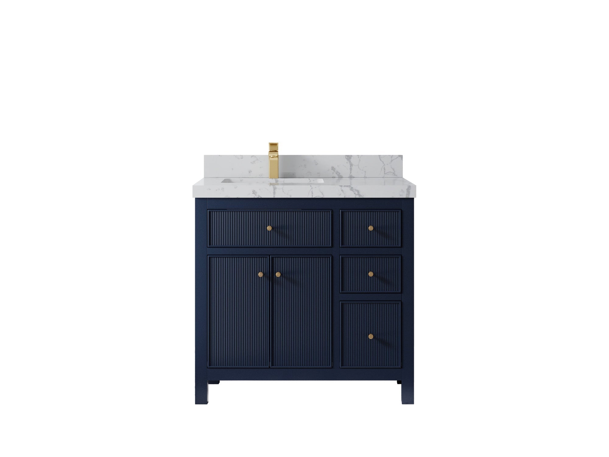 Sonoma 36 in. W x 22 in. D Left Offset Sink Bathroom Vanity - Willow Bath and Vanity