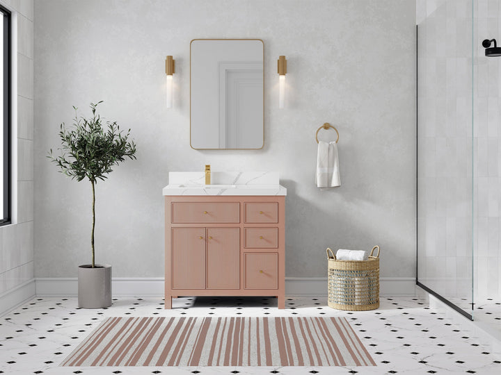 Sonoma 36 in. W x 22 in. D Left Offset Sink Bathroom Vanity - photo 4