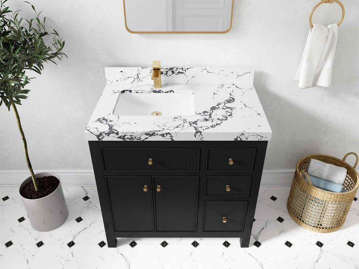 Sonoma 36 in. W x 22 in. D Left Offset Sink Bathroom Vanity - photo 45