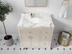 Sonoma 36 in. W x 22 in. D Left Offset Sink Bathroom Vanity - photo 45