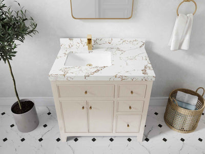 Sonoma 36 in. W x 22 in. D Left Offset Sink Bathroom Vanity - Willow Bath and Vanity