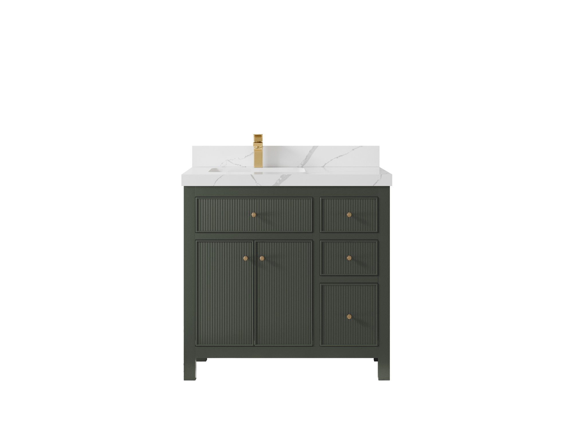 Sonoma 36 in. W x 22 in. D Left Offset Sink Bathroom Vanity - Willow Bath and Vanity