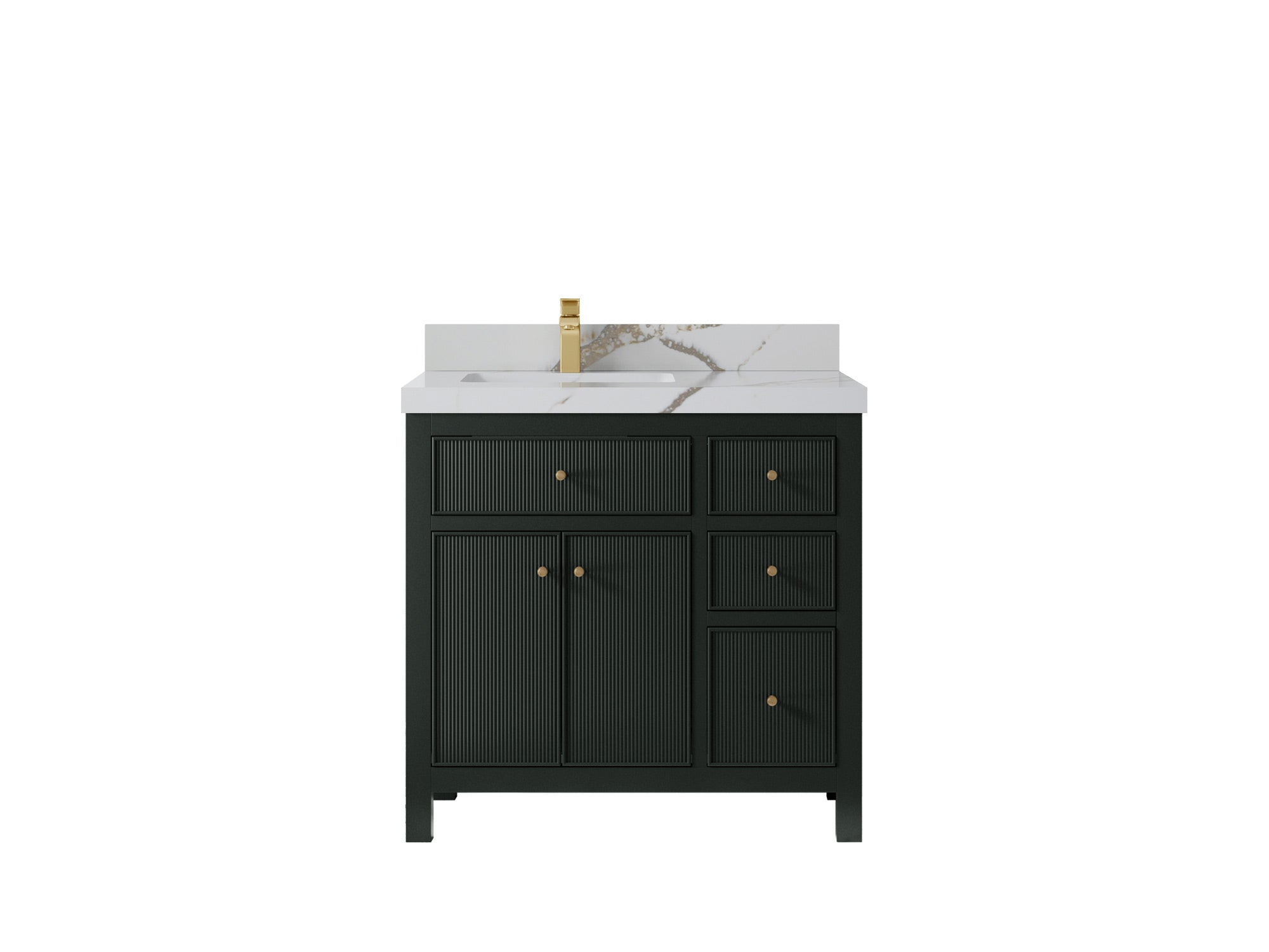 Sonoma 36 in. W x 22 in. D Left Offset Sink Bathroom Vanity - Willow Bath and Vanity