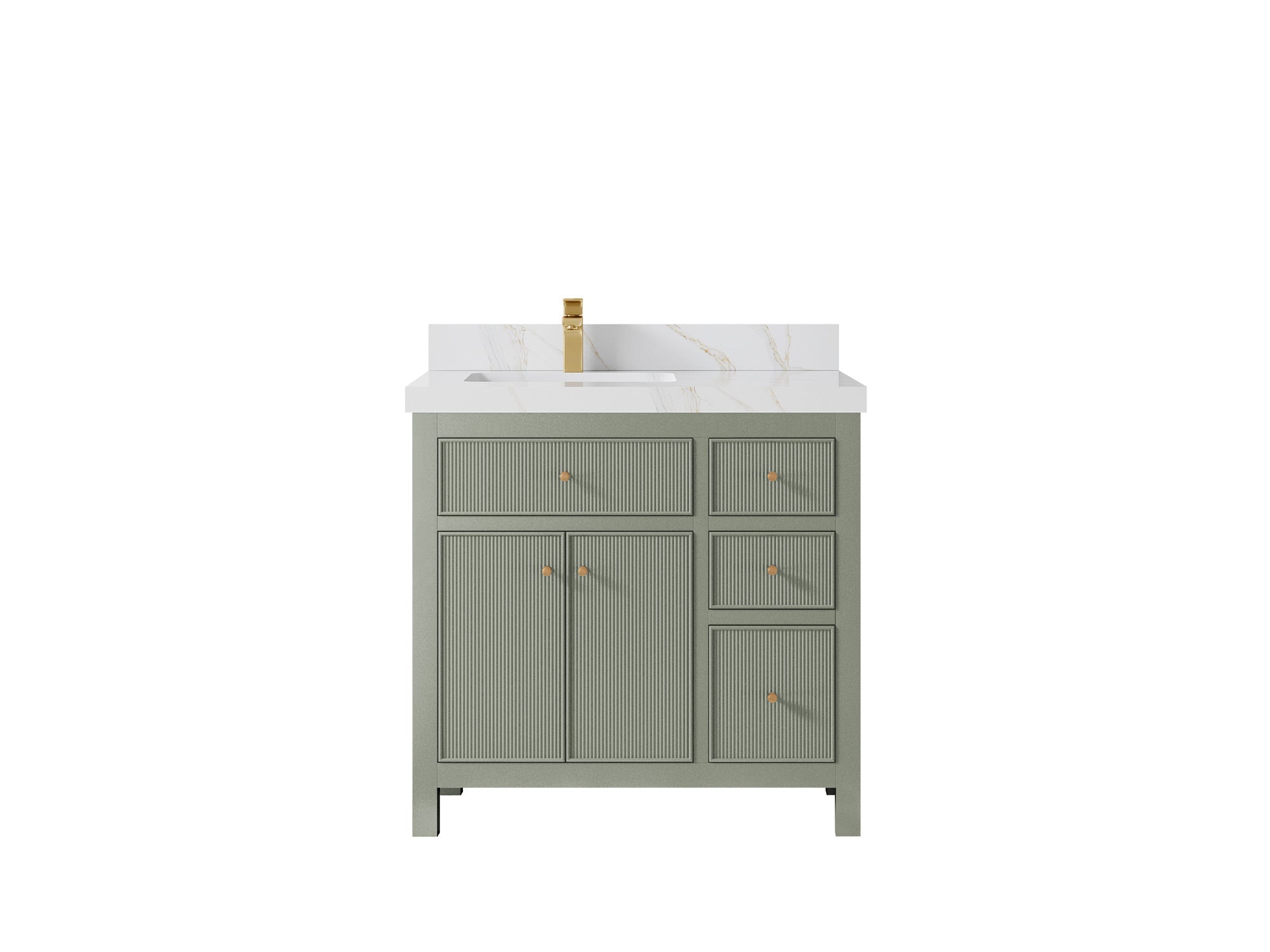 Sonoma 36 in. W x 22 in. D Left Offset Sink Bathroom Vanity - Willow Bath and Vanity