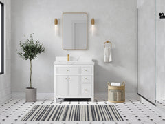 Sonoma 36 in. W x 22 in. D Left Offset Sink Bathroom Vanity - photo 4