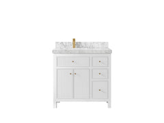 Sonoma 36 in. W x 22 in. D Left Offset Sink Bathroom Vanity - photo 12