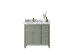 Sonoma 36 in. W x 22 in. D Left Offset Sink Bathroom Vanity - photo 1