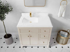 Sonoma 36 in. W x 22 in. D Left Offset Sink Bathroom Vanity - photo 38
