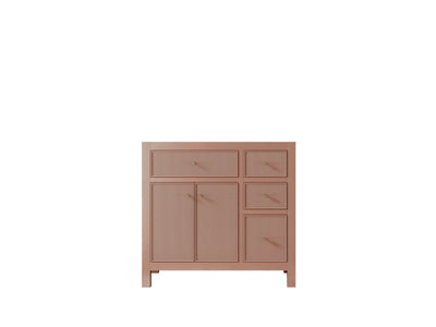 Sonoma 36 in. W x 22 in. D Left Offset Sink Bathroom Vanity - Willow Bath and Vanity