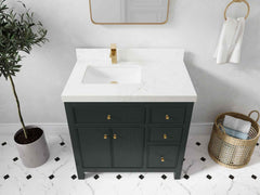 Sonoma 36 in. W x 22 in. D Left Offset Sink Bathroom Vanity - photo 28