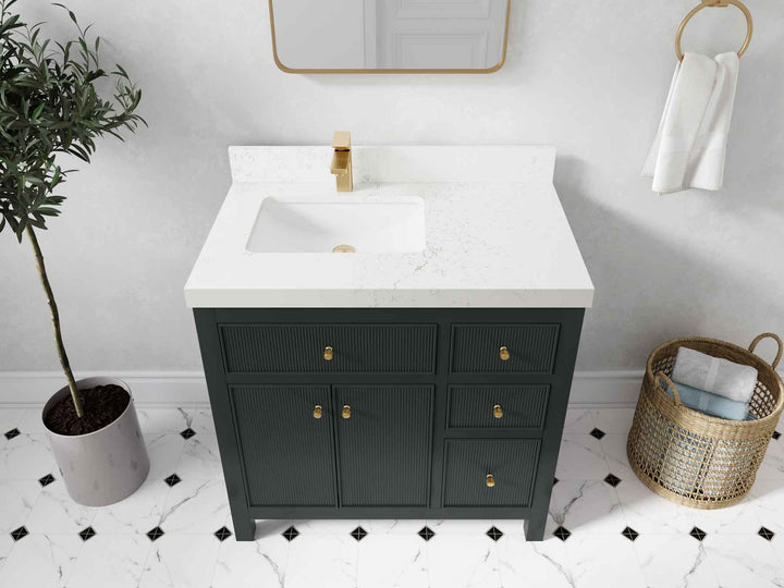 Sonoma 36 in. W x 22 in. D Left Offset Sink Bathroom Vanity - photo 28