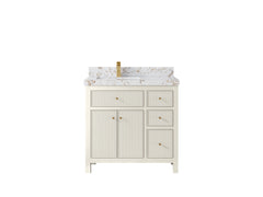 Sonoma 36 in. W x 22 in. D Left Offset Sink Bathroom Vanity - photo 36