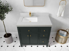 Sonoma 36 in. W x 22 in. D Left Offset Sink Bathroom Vanity - photo 20