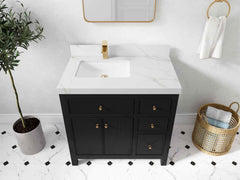 Sonoma 36 in. W x 22 in. D Left Offset Sink Bathroom Vanity - photo 21