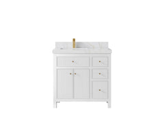 Sonoma 36 in. W x 22 in. D Left Offset Sink Bathroom Vanity - photo 11