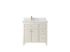 Sonoma 36 in. W x 22 in. D Left Offset Sink Bathroom Vanity - photo 12
