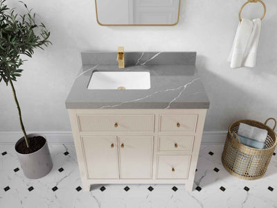 Sonoma 36 in. W x 22 in. D Left Offset Sink Bathroom Vanity - Willow Bath and Vanity