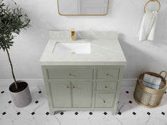 Sonoma 36 in. W x 22 in. D Left Offset Sink Bathroom Vanity - photo 35